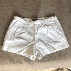J Crew White Cotton Shorts